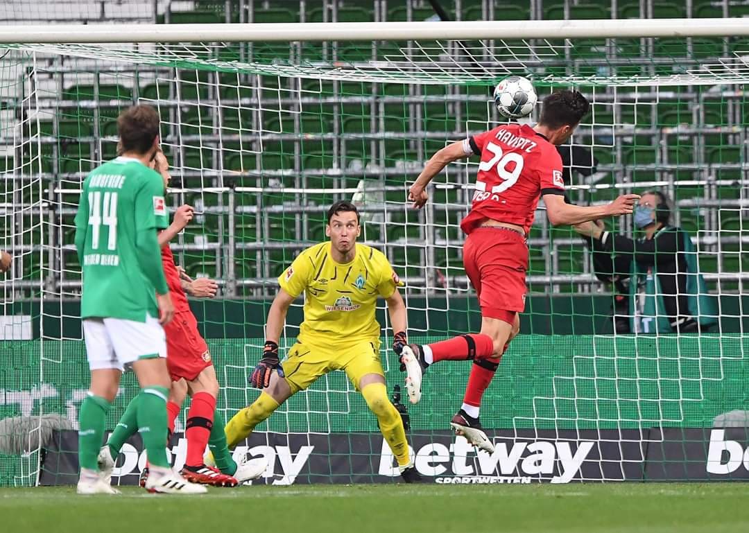 نتيجة الشوط الأول مباراة فيردر بريمن وباير ليفركوزن في الدوري الألماني